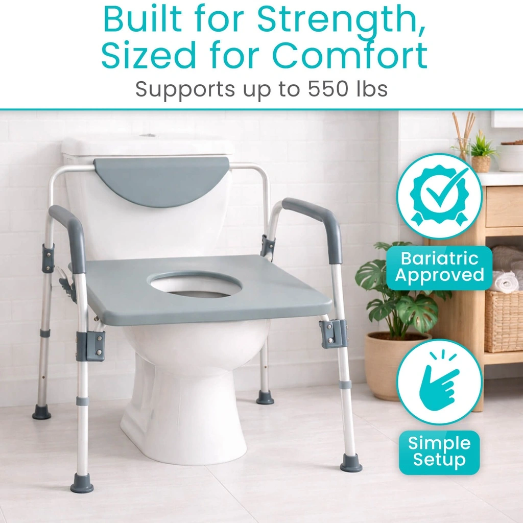 Bariatric 4 in 1 Commode & Shower Chair - Image 4