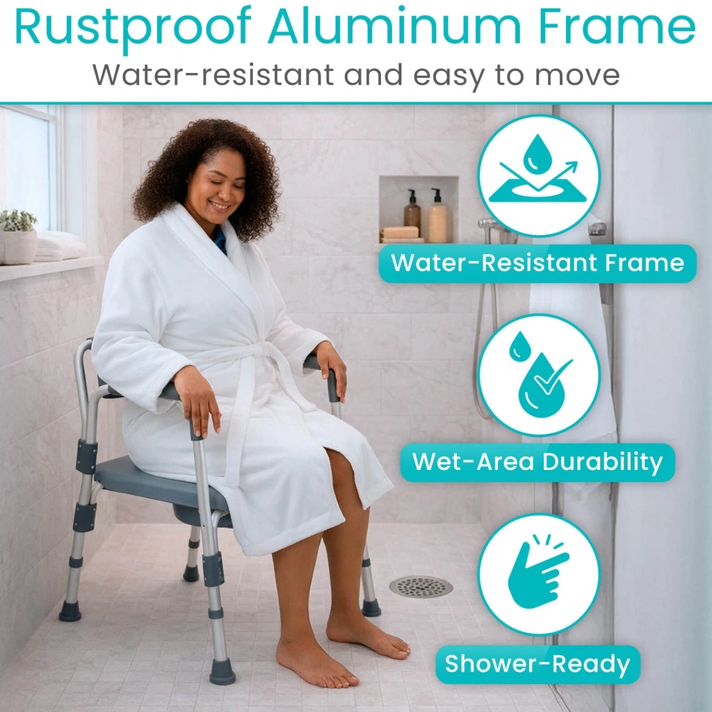 Bariatric 4 in 1 Commode & Shower Chair - Image 7