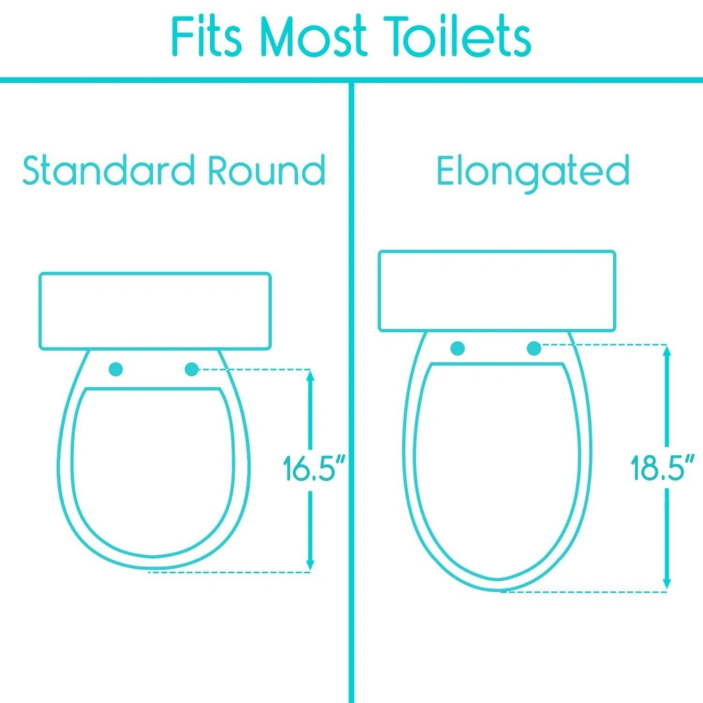Toilet Seat Riser with Arms - Image 3