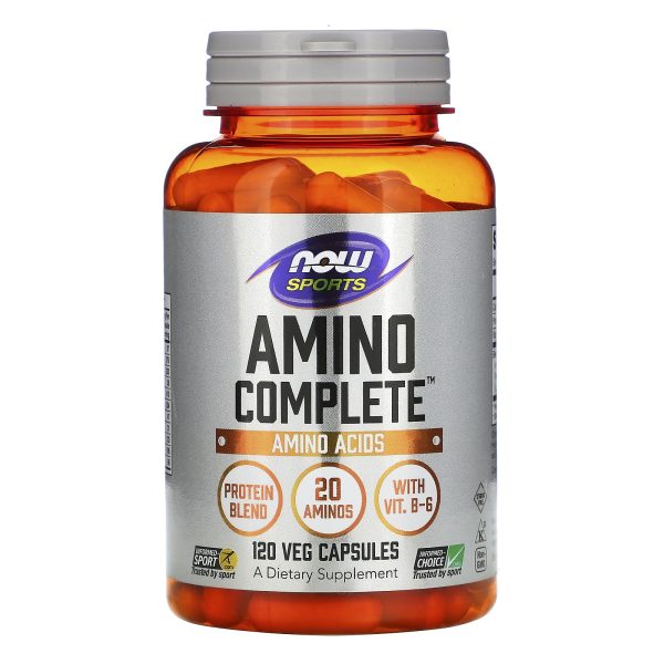 NOW Foods Sports Amino Complete (120 Veg Capsules)