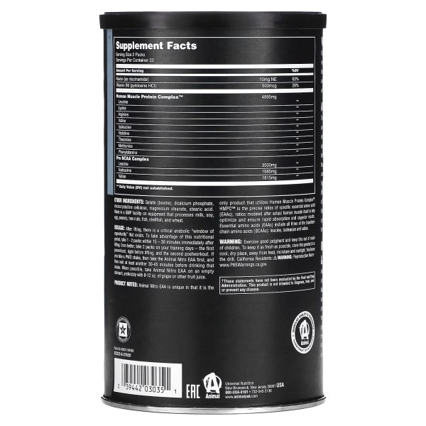 Animal Nitro EAA (44 Packs) - Image 3
