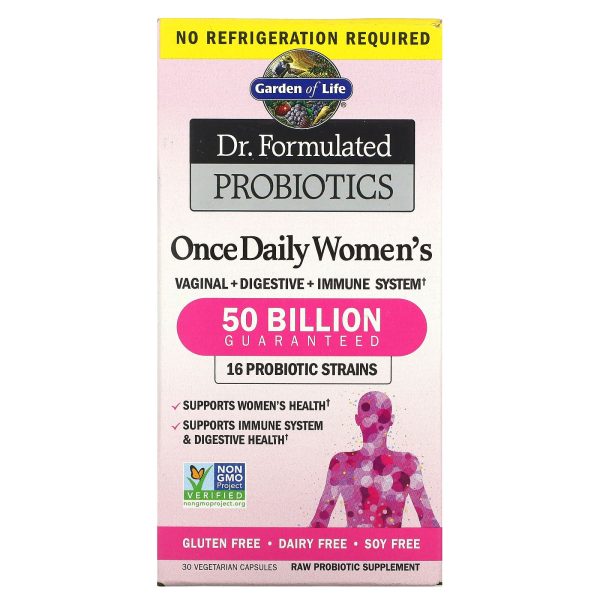 Garden of Life, Dr. Formulated Probiotics, Once Daily Women's, 50 Billion, 30 Vegetarian Capsules - Image 3