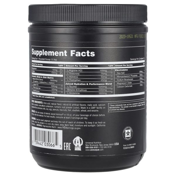 Animal Juiced Aminos® Powder Orange - Image 3